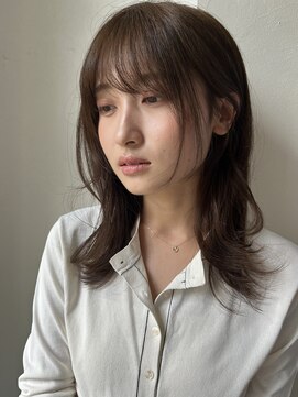 ユニカ バイ ベル 吉祥寺(unica by Belle) 小顔カットとグレージュで品のあるスタイルに