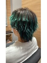 ルシードスタイルベル(LUCID STYEL BELLE) 伸びたブリーチ履歴でデザインカラー