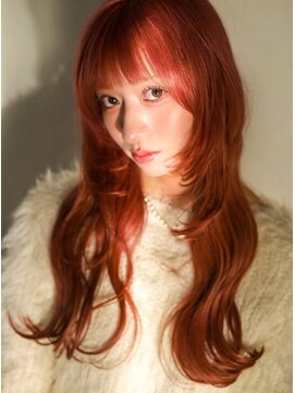 ベレッタ ネヤガワ(veretta. neyagawa) テラコッタカラー×小顔レイヤー/エアリー感/モードヘア/血色感