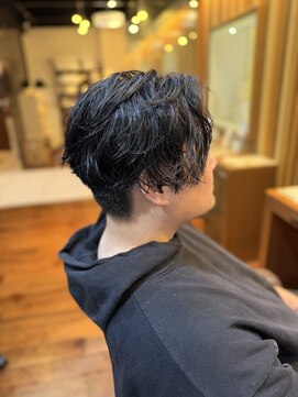 アリレイナ美容室 鎌倉店(ARIREINA) 鎌倉メンズセンターパートフェザーパーマ20代30代