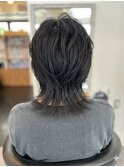 大人可愛いカジュアルウルフ/効果抜群の顔周りレイヤー