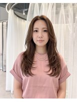 ハーツオオサカ(HE:ARTS OSAKA)&nbsp;韓国ナチュラルブラウンカラー艶髪ロング