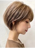 似合わせカット30代40代50代ショートボブくびれレイヤーカット