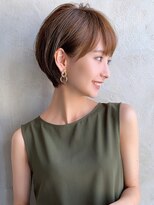 アフロート トウキョウ(AFLOAT TOKYO)&nbsp;マッシュショートボブ30代40代小顔銀座面長丸顔クールショート