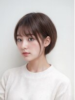 テーラヘアー 我孫子店(TELA HAIR)&nbsp;丸みレイヤーショートボブ【我孫子】＜20代30代40代50代＞