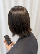 ココカラヘアー ニコ(cococara hair nico) 切りっぱなしボブ/クビレ/縮毛矯正