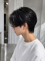 ネオリーブウリ 二子玉川店(Neolive uri)&nbsp;韓国マッシュスペインカールスパイキーショートブルーブラック