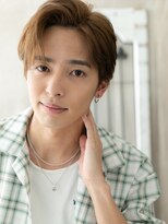モッズヘアメン 札幌月寒店(mod's hair men)&nbsp;アップバングハイトーンカラー立ち上げ王道ショートn札幌月寒