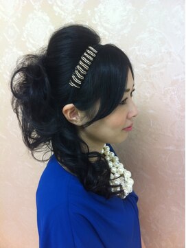 ヘアーセットサロン ピンキー(Hairset Salon Pinky) Pinky☆お上品サイドアップ