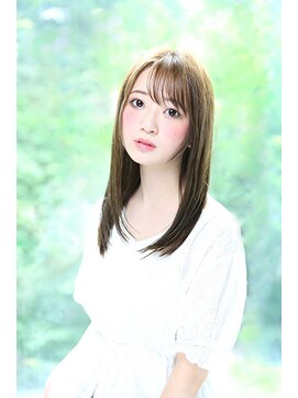 アエレ(Aere) 【Aere池袋】☆大人ストレートセミロング×グレージュ☆小林正重