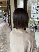 エフ アヴェダ 木の葉モール橋本(F AVEDA) 切りっぱ　な　しでミニボブ