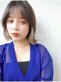 外はねボブ×インナーカラー