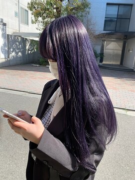 ヘアサロン ガリカ 表参道(hair salon Gallica) パープルラベンダー/寒色系カラー<表参道>