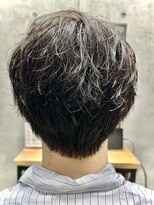 フイ 代々木(Hui)&nbsp;メンズ/アップバング/ツーブロックマッシュ/束感ショート波巻き