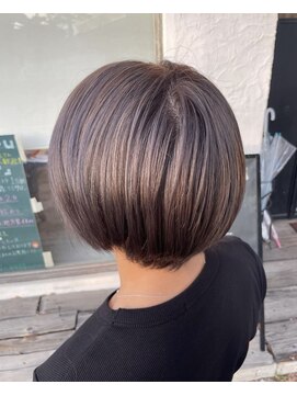 ボアップ 新居浜店(boappu) #グレージュカラー #ダブルカラー #ブリーチあり