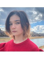 ルク(RUKU)&nbsp;ハイトーンウルフヘア/ウルフヘア/レイヤー/ウルフカット/