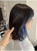 【インナーカラー】色落ちも綺麗なコントラストカラー