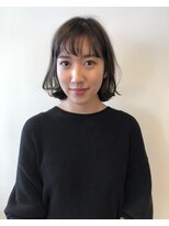 ビュートリアム 梅田(BEAUTRIUM)&nbsp;外ハネボブ/シースルーバング/グレージュ/くびれ/梅田/茶屋町