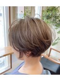 柔らかふんわりのグラデーションボブ
