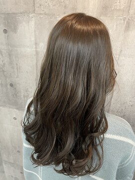 リティアンドビューティースタジオモッズシブヤ(LITTY&beauty studio M.O.D shibuya) #イルミナカラー#グレージュ#ベージュ#透明感カラー