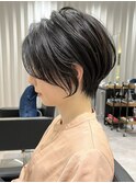 前下がりショート/前髪/絶壁解消/小顔効果/30代/40代【橋本】