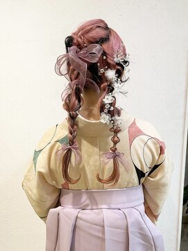 レクタ(recta) 卒業式セット 袴ヘア