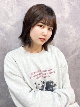 シオ ヘアー デザイン(Sio. hair design) sioの美髪ストレートで切りっぱなしボブ