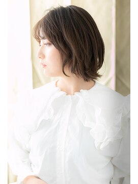 カバーヘア イヴ 戸頭店(COVER HAIR EVE) グレーベージュくびれヘアひし形ショートウルフZ戸頭20代30代