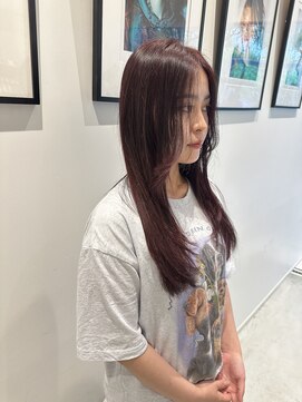 シアン 矢場町店(CYAN.) ワンカラーで作るワインレッド