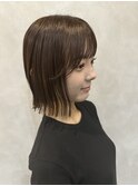 パツッと感のある外ハネボブ 担当岩松