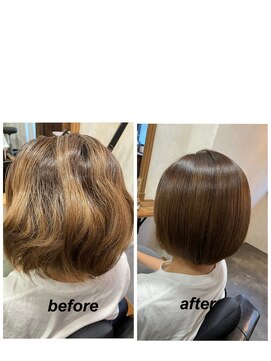 デン(den) ストレート×髪質改善