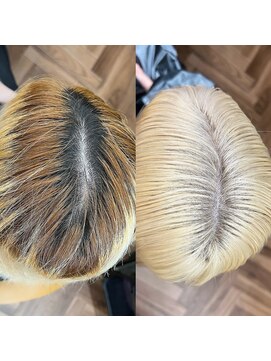 スタニング 渋谷(STUNNING.) レイヤー/ボブ/ケアブリーチ/ダブルカラー/ハイトーン【修】