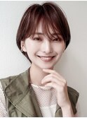 大人可愛い20代30代40代50代マッシュショート/丸みショート