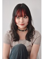 ウォークヘアーリリィ(Walk hair lily)&nbsp;韓国風ウルフレイヤー×ワインレッドフェイスフレーミング