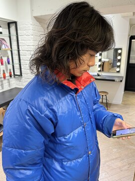 ローレン(LOREN) 前髪/アンブレラカラーになれミディ/イメチェン/ウェーブパーマ