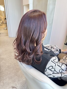 アナ ラーナ(Anna Lanna) ブリーチ無し！明るめピンクカラー＊森本ひろか＊