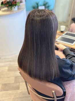 リジーヘアー(Lijy Hair)の写真/【北24条駅徒歩1分】若々しい見た目に◎気になり始めた白髪も、艶やかで自然な仕上がりに♪