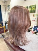 ラベンダーベージュレイヤー【56hair戸越銀座】