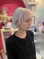 ボックスミコ(Box mico.)&nbsp;前髪/アンブレラカラー/こなれミディ/イメチェン/ウェーブパーマ