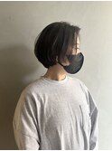 グレージュハンサムショート