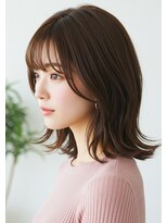 フルショウ 栄店(FURUSHO)&nbsp;アプリコットオレンジ/フェザーショート/ゆるふわ外ハネボブ