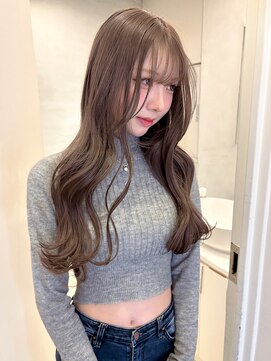 ペレ アネックス 大阪梅田茶屋町店(PELE ANNEX) ホワイトグレージュ/デジタルパーマ/チェリーブラウン/梅田