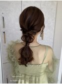 結婚式お呼ばれヘア