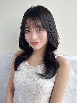 エニー 栄(Any) 韓国レイヤー×グレージュ