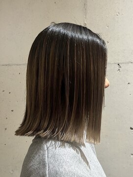 ヴォアソルヂェガーデン(Voasorte GARDEN) 【Voasorte GARDEN】外国人風モカグレージュバレイヤージュ