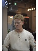仙台　メンズカット　フェード　スパイキーショート