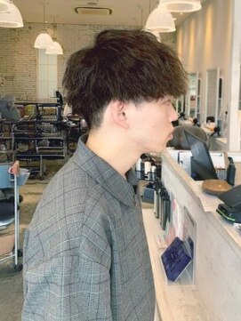 ニュアンスパーマ×メンズショート【生駒市】