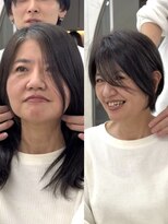 マウル ナゴヤ 名駅(MAEUL NAGOYA) ダークアッシュ 似合わせ 40代50代60代