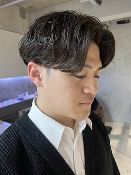 エリマ 調布(elima) 調布メンズパーマニュアンスパーマフェザーパーマセンターパート