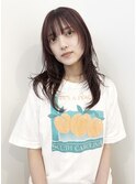 伸ばしかけ途中のレイヤースタイル